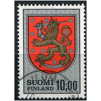 Poštovní známka Posti Finland (1974) MiNr. 744 - O - Finsko - Státní znak