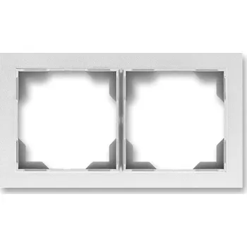 vypínač Neo® Tech rámeček dvojnásobný pro vodorovnou i svislou montáž 3901M-A00120 08 titanová ABB