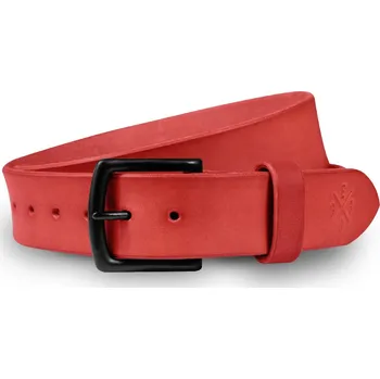 Opasek Eggo Latour kožený opasek Červená