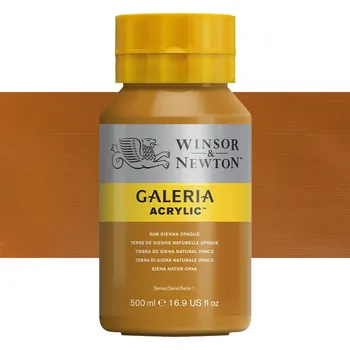 Výtvárné potřeby Akrylová barva Winsor & Newton 500ml - Raw Sienna Opaque