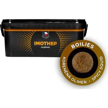 Boilies Imothep carpbaits Imothep Boilies - spicy squid (CLEOPATRA) 24 mm Hmotnost: 1 kg