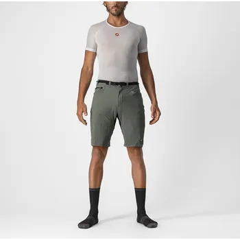 Cyklistické kalhoty Castelli Unlimited Trails Baggy Short 3XL šedá - 10 % pro přihlášené BFEXTRA10