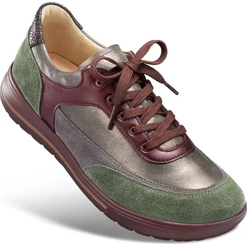 Dámská zdravotní obuv Dámské tenisky se šněrováním, velurová useň, olivová: 36
