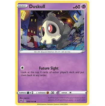Karetní hra Pokémon TCG Duskull 069/185