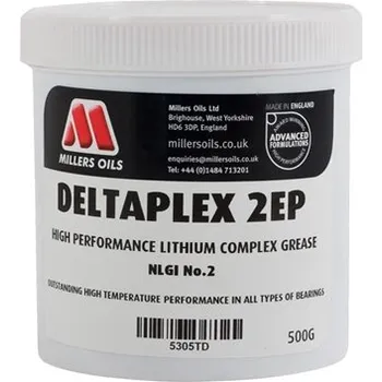 Plastické mazivo Millers oils deltaplex 2ep - odolné mazivo pro všeobecné použití včetně ložisek kol 500 g