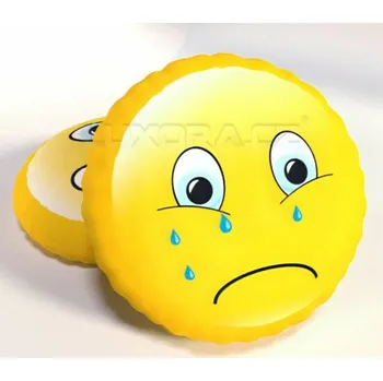 Polštář Polštářek smajlík smutný - 30 cm