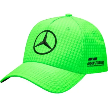 Čepice Mercedes čepice neon green limited edition (F1 čepice doprava zdarma)
