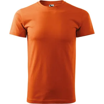 MALFINI Tričko Basic 129, krátký rukáv, pánské MAL-1291118 3XL Oranžová