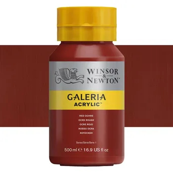 Výtvárné potřeby Akrylová barva Winsor & Newton 500ml - Red Ochre