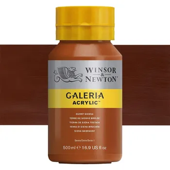 Vodová barva Akrylová barva Winsor & Newton 500ml - Burnt Sienna