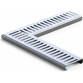 Odvodňovací žlab Nerezová rohová mřížka 300/300 mm COVE