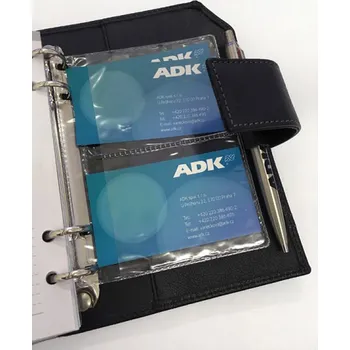 Diář Obal na vizitky A6 plastový