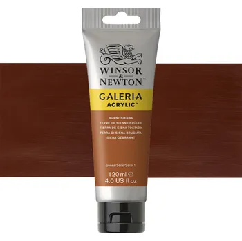 Vodová barva Akrylová barva Winsor & Newton 120ml - Burnt Sienna