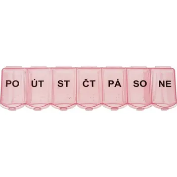 Dávkovač léků American Way Keen 7 dní růžový