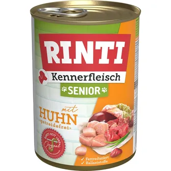 Krmivo pro psa Rinti Kennerfleisch SENIOR s kuřecím masem 12 × 400 g