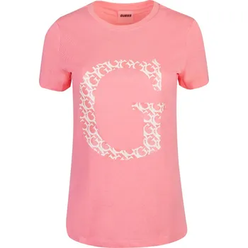 GUESS DÁMSKÉ TRIČKO T-SHIRT ALETHEA T-SHIRT PINK V3GI00I3Z14 G67R Velikost: S