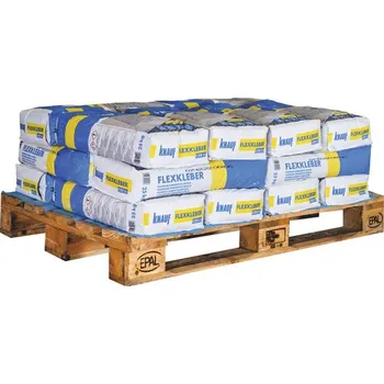 Průmyslové lepidlo Paleta flexibilní lepidlo Knauf Flexkleber 25kg 18ks