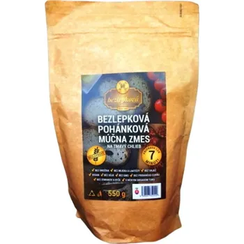 NEJTELO Bezlepková moučná směs na tmavý chléb 550&nbsp;g
