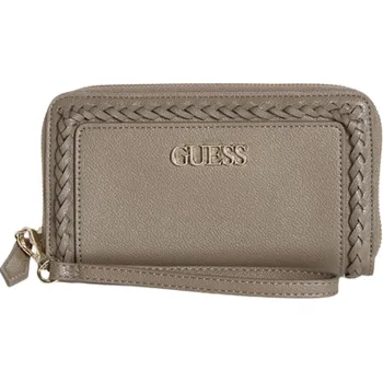 Peněženka GUESS dámská, velká peněženka Lainie šedá