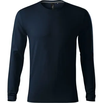 Pánská móda MALFINI PREMIUM Tričko Brave 155, dlouhý rukáv, pánské MAL-1550215 L Modrá námořní