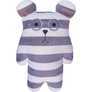 plyšák SCANquilt plyšák FRIEND - CRAFTHOLIC Sloth JR pruhy bílošedý