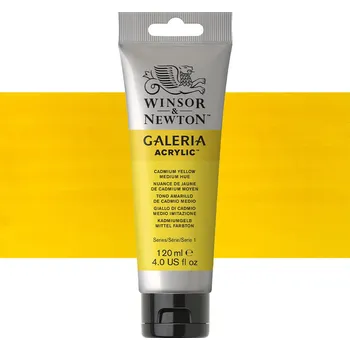 Vodová barva Akrylová barva Winsor & Newton 120ml - Cadmium Yellow Medium Hue