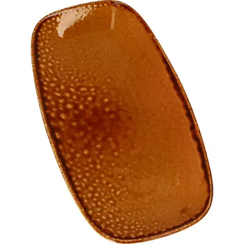 Talíř Talíř mělký obdélníkový 298x153 mm | DUDSON, Harvest Brown