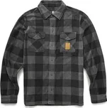 Etnies pánská košile Woodsman Fleece Charcoal | Šedá | Velikost S