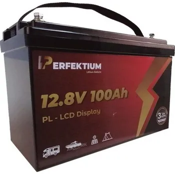 Článková baterie Lithiová baterie Perfectium PL s displejem 12.8V 100Ah