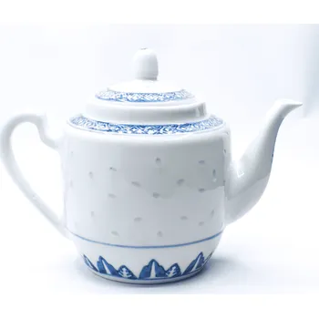 Konvice na čaj Milujeme Kameny Konvička - porcelán - modro-bílá 359449