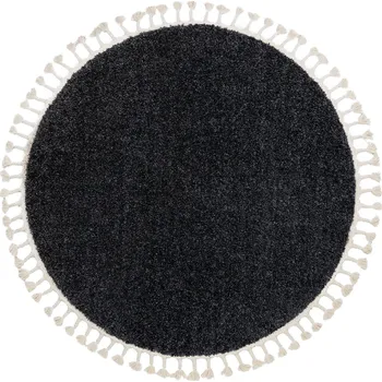 Koberec Kusový koberec Berber 9000 grey kruh, 120x120 (průměr) kruh, šedá, obývací pokoj, Dywany Łuszczów - 1 rok na vrácení + DOPRAVA ZDARMA k Vám i zpět