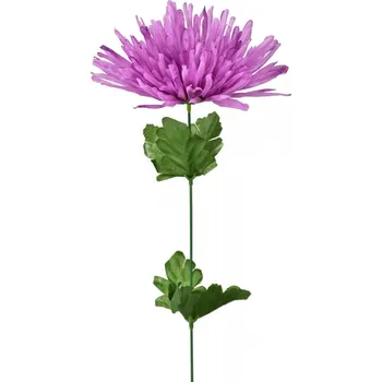 umělá květina Chryzantéma jehlicovitá lila 48 cm