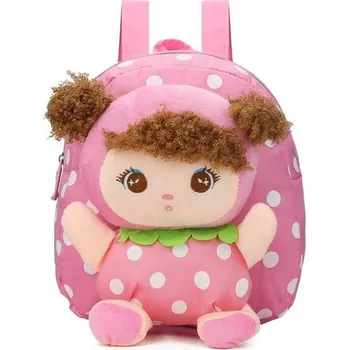 Dětský batoh Plyšový 3D batoh pro holčičky - B růžové