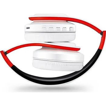 Sluchátka Bezdrátová bluetooth sluchátka - červená bílá