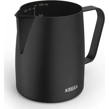 Xavax Barista konvička na mléko, 350 ml, nerez, matná černá