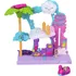 Doplněk pro panenku Mattel Polly Pocket Pollyville HHJ05 Zábavná automyčka Plameňák