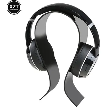 Sluchátka Univerzální akrylový stojan na sluchátka - Černá