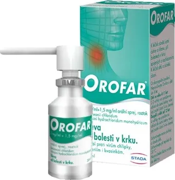 Ústní sprej STADA Orofar orální sprej s aplikátorem 30 ml
