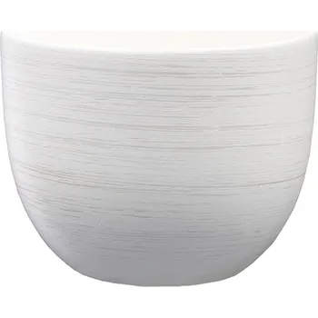 Obal na květináč Nohel Garden Obal na květník PURKYNĚ WHITE keramický matný d16x13cm