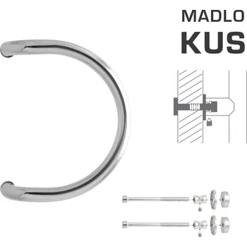 Madlo do koupelny WA - MADLO M1 WA/C-DHP ks Ø 30 mm, 300 mm LN - Leštěná nerez