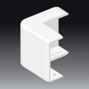 Elektroinstalační materiál Kryt KOPOS LV 40x15 roh vnější 8712/2 HB bílá