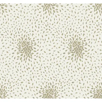 Tapeta York Krémovo-zlatá vliesová tapeta s listy, MD7103, Modern Metals, York, velikost 0,68 x 8,2 m