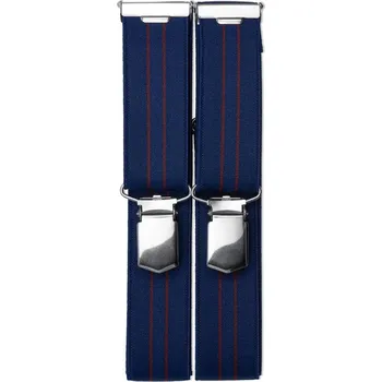 Galanterie PRYM Šle klasické, 120 cm, 30 mm, tmavě modré/červené