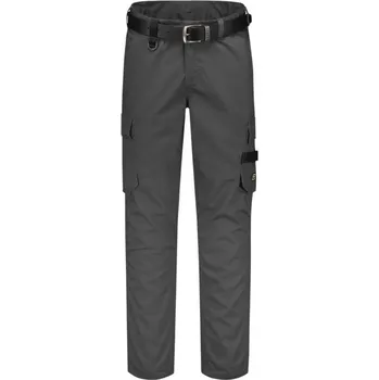 montérky TRICORP Kalhoty Work Pants Twill T64, do pasu, unisex MAL-T64T452 52 Šedá tmavá