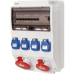 Famatel v340-6kA Zás.skříň IP54 jišt. chrán. 40/4/003 4x230V 1x16/5 1x32/5