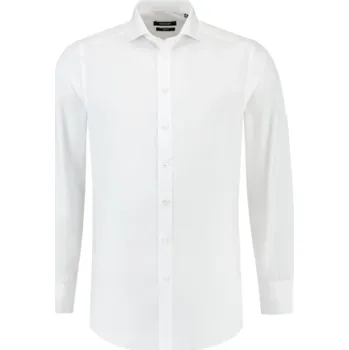 Pánská košile TRICORP Košile Fitted Stretch Shirt T23, dlouhý rukáv, pánská MAL-T23T041 Bílá 41