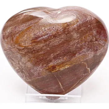 Drahý kámen Magieprirody.cz Srdce Zkamenělé dřevo 80x72 mm 242 g přírodní kámen #K1104