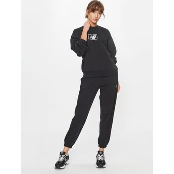 Pánská mikina New Balance Mikina Essentials French Terry Crew WT33514 Černá Regular Fit XS