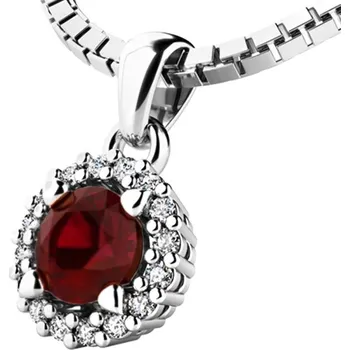 Přívěsek Dámský přívěsek bílé zlato 585/1000 přírodní diamant 0.50 ct G/SI 10927-B-GRA bez řetízku