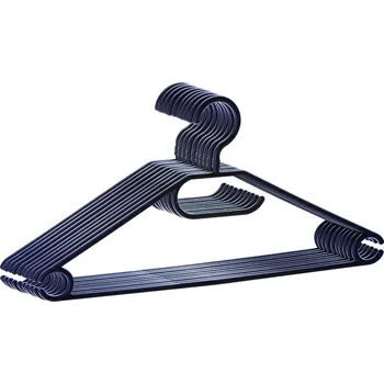 Držák na ručník Ramínko na oblečení s otočnou hlavicí ROUND sada 10 ks LENMAN 16-2919